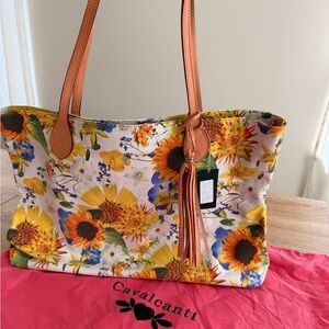 Cavalcanti Genuine Italian Leather Tote Bag
